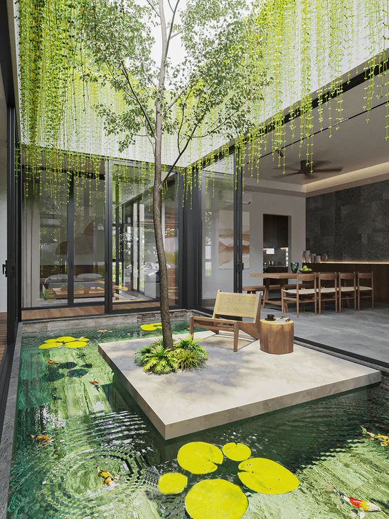 tiểu cảnh nước sân vườn